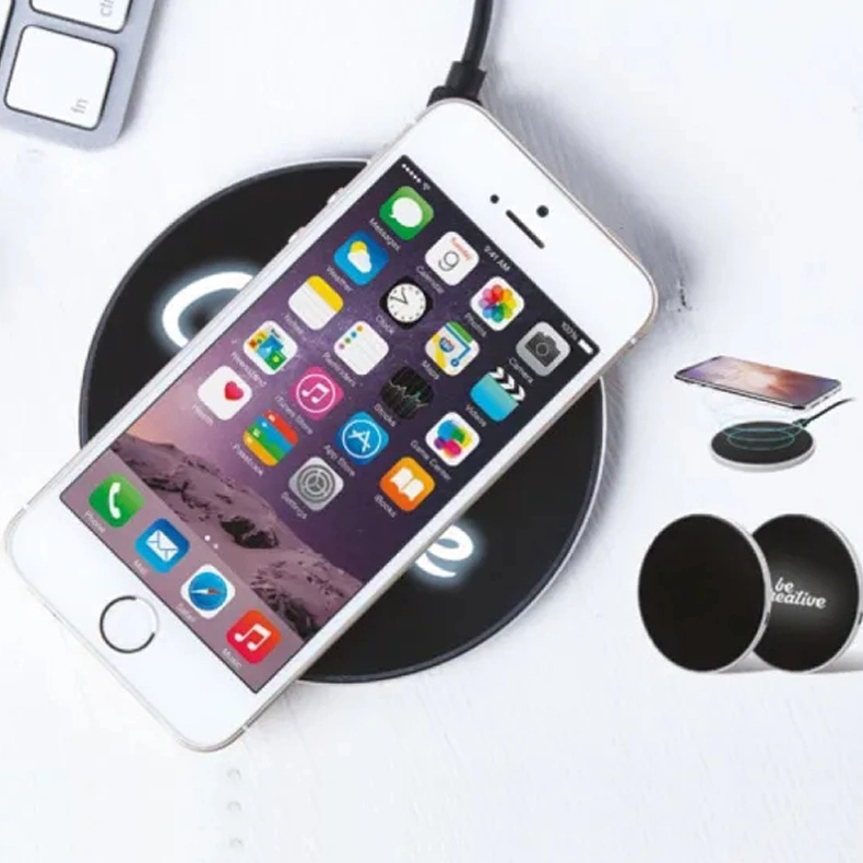 Wireless Charger with Lighting up Logo